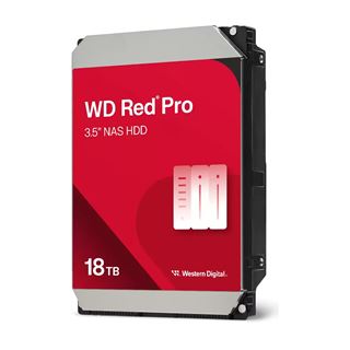 18TB WD Red Pro WD181KFGX 7.200U/min 512MB 3.5" (8.9cm) SATA