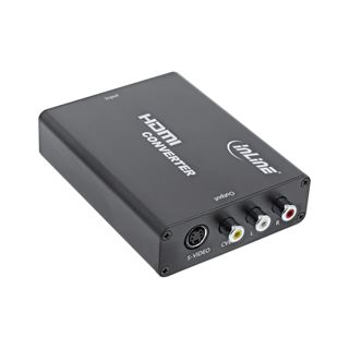 InLine Konverter HDMI zu Composite/S-Video, mit Audio, Eingang HDMI,