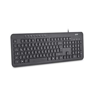 InLine Design Keyboard, Tastatur, USB-Kabel, flache Tasten,