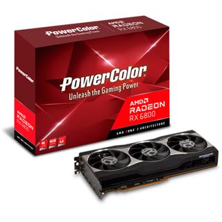 16GB PowerColor Radeon RX 6800 GDDR6 HDMI / DUAL DP / USB-C (Retail)