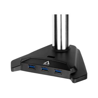 Arctic Dual-Monitorhalterung Z2-3D (Gen 3) mit USB 3.0 Hub,