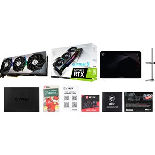 24GB MSI GeForce RTX 3090 Suprim X PCIe 4.0 x16)