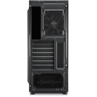 Sharkoon RGB Slider mit Sichtfenster Midi Tower ohne Netzteil schwarz