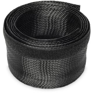 (€5,45*/1m) Digitus 2.00m Kabelschlauch 18mm Schwarz