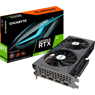 8GB Gigabyte Geforce RTX 3060 Ti Eagle LHR 8G 2xDP/2xHDMI