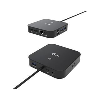 i-Tec USB-C Dual Display Docking Station with Power Delivery -