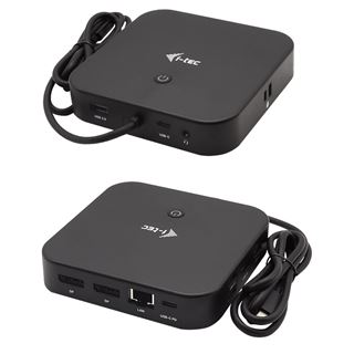 i-Tec USB-C Dual Display Docking Station with Power Delivery -