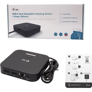 i-Tec USB-C Dual Display Docking Station with Power Delivery -