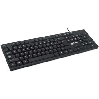 Manhattan 179324 USB Deutsch schwarz (kabelgebunden)