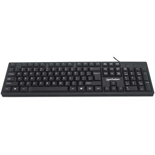Manhattan 179324 USB Deutsch schwarz (kabelgebunden)