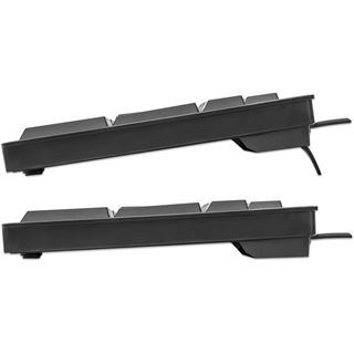Manhattan 179324 USB Deutsch schwarz (kabelgebunden)