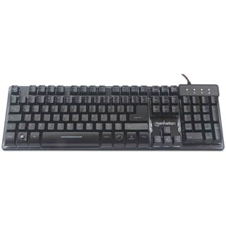 Manhattan 178457 USB Deutsch schwarz (kabelgebunden)