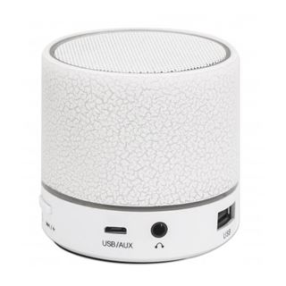 Manhattan LED-Bluetooth Lautsprecher weiss