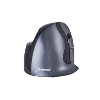 BakkerElkhuizen Evoluent D medium 2.4 GHz grau/schwarz (kabellos)