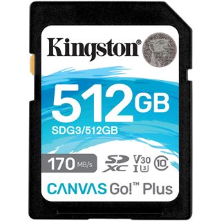 512GB Kingston Canvas Go! Plus - Flash-Speicherkarte SDXC UHS-I
