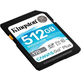 512GB Kingston Canvas Go! Plus - Flash-Speicherkarte SDXC UHS-I