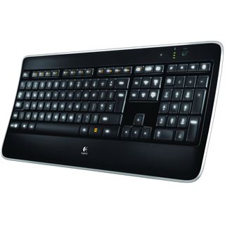 Logitech K800 USB Deutsch schwarz (kabellos) Bulk Artikel