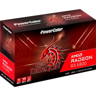 16GB PowerColor Radeon RX 6800 Red Dragon DDR6 (Retail)