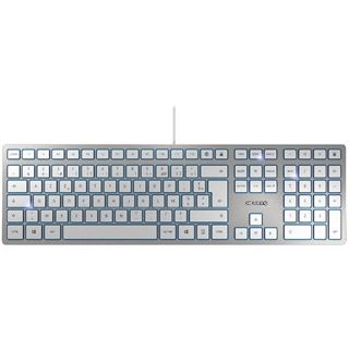 Cherry KC 6000 Slim silber, USB, BE Layout (JK-1600BE-1)