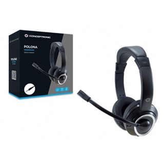 Conceptronic Headset Klinke Kabel,Mikro,Fernb. Stereo sw