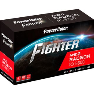 16GB PowerColor Radeon RX 6800 Fighter Aktiv PCIe 4.0 x16 (Retail)