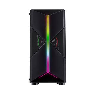 Inter-Tech IT-3306 Cavy mit Sichtfenster Midi Tower ohne Netzteil