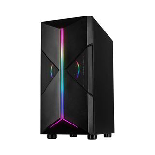 Inter-Tech IT-3306 Cavy mit Sichtfenster Midi Tower ohne Netzteil