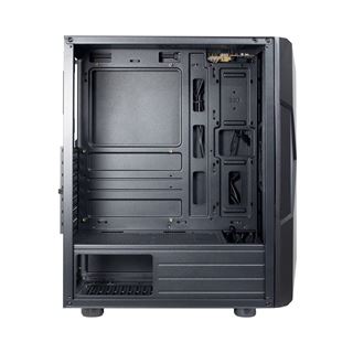 Inter-Tech IT-3306 Cavy mit Sichtfenster Midi Tower ohne Netzteil