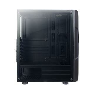 Inter-Tech IT-3306 Cavy mit Sichtfenster Midi Tower ohne Netzteil