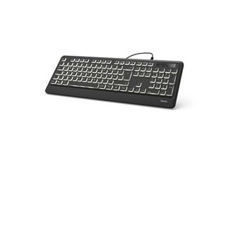 Hama Beleuchtete Tastatur KC-550, kabelgebunden