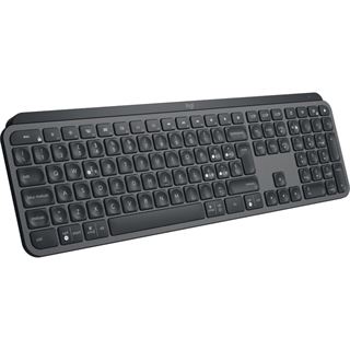 Logitech MX Keys schwarz, USB/Bluetooth, IT Layout (920-009409)