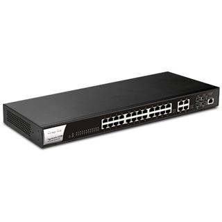 DrayTek VigorSwitch P-2280 24 Port Gigabit PoE+ managed