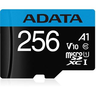 64GB ADATA Premier R100/W25 microSDXC Kit, UHS-I U1, A1, Class 10