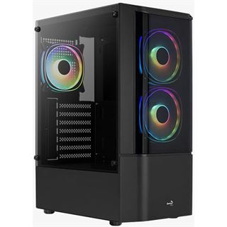 AeroCool Quantum Mesh V2 Midi Tower ohne Netzteil schwarz