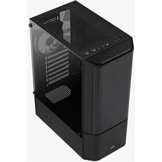 AeroCool Quantum V3 mit Sichtfenster Midi Tower schwarz