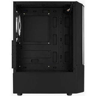 AeroCool Quantum V2 mit Sichtfenster Midi Tower ohne Netzteil schwarz