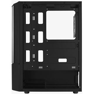 AeroCool Quantum V2 mit Sichtfenster Midi Tower ohne Netzteil schwarz