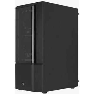 AeroCool Quantum V2 mit Sichtfenster Midi Tower ohne Netzteil schwarz