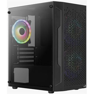 AeroCool Trinity v3 Mini mit Sichtfenster Midi Tower ohne Netzteil