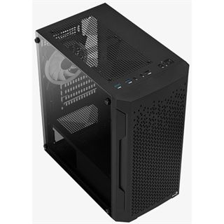 AeroCool Trinity v3 Mini mit Sichtfenster Midi Tower ohne Netzteil