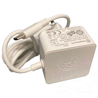 RaspberryPi Netzteil Original für PI4 USB C 5.1V 3A weiss