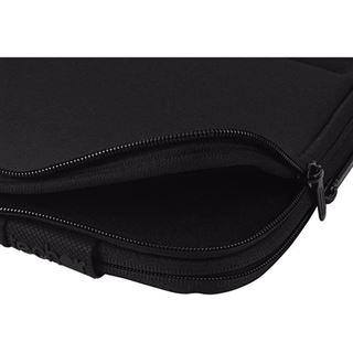 Techair Slipcase Neopren Schwarz 15,6" m.Zusatzfach f&uuml;r Zub.