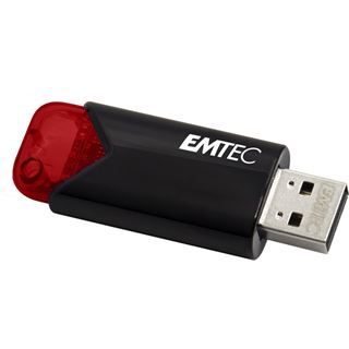 16GB Emtec USB-Stick B110 USB 3.2 Click Easy, rot