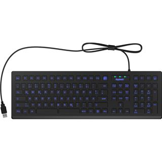KeySonic KSK-8031 USB Deutsch schwarz (kabelgebunden)