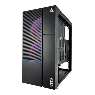 Azza Iris 330 mit Sichtfenster Midi Tower ohne Netzteil schwarz
