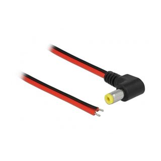 0.15m Delock Kabel DC 5,5 x 2,5 mm Stecker zu offenen Kabelenden,