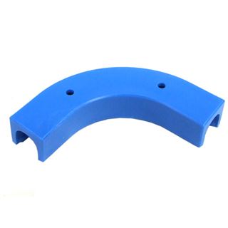 Aquatuning Winkelclip 90° für 10/8mm Schlauch - blau -