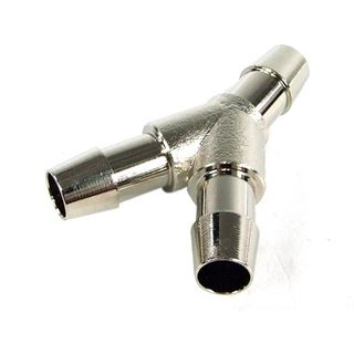 Aquatuning 8mm (10/8mm) Y Schlauchverbinder - Messing vernickelt