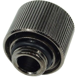Aquatuning 16/10mm Anschraubt&uuml;lle G1/4 - kompakt - schwarz nickel