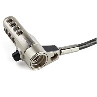 Startech Laptopschloss mit 2m Kabel (F&uuml;r K-Slot, Nano, Wedge